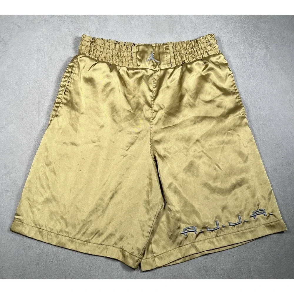 Roy Jones Jr Jordan Boxing Shorts Eastbay Catalog 90s Large Gold Collectors